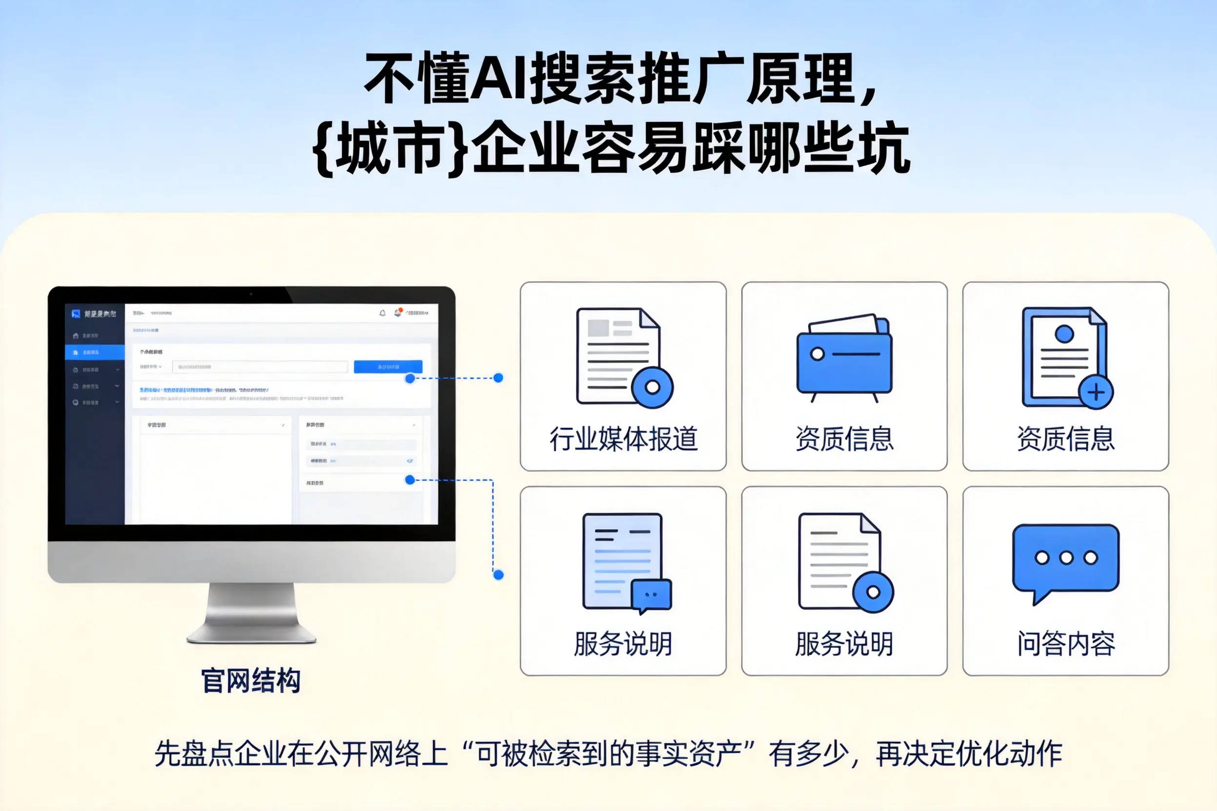 不懂AI搜索推广原理，晋城企业容易踩哪些坑
