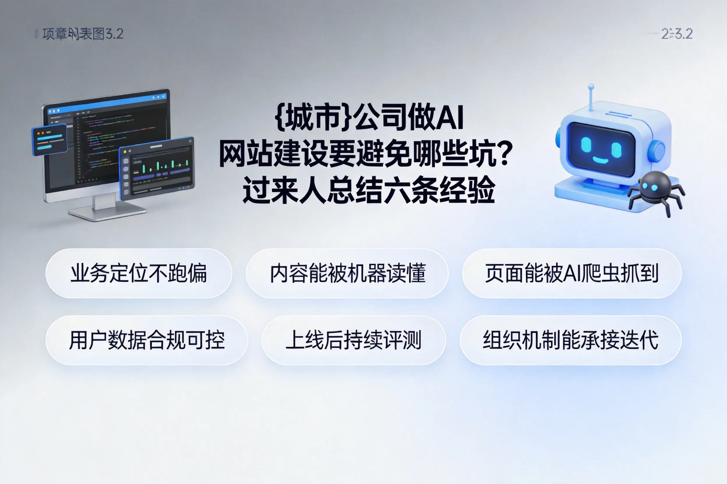 晋城公司做AI网站建设要避免哪些坑？过来人总结六条经验
