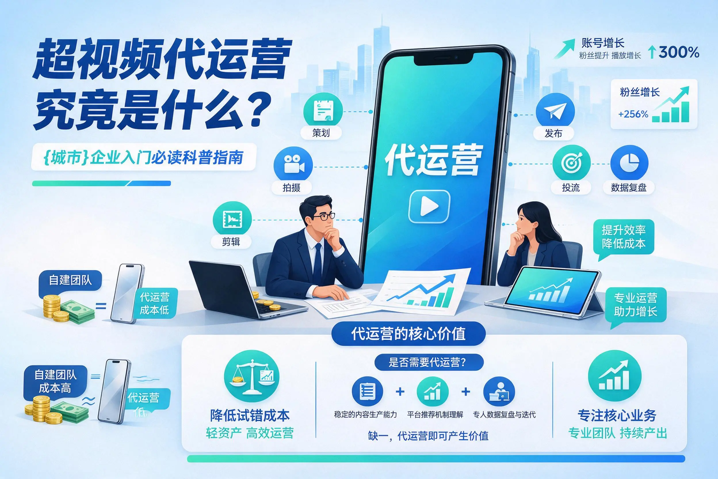 短视频代运营究竟是什么？晋城企业入门必读科普指南