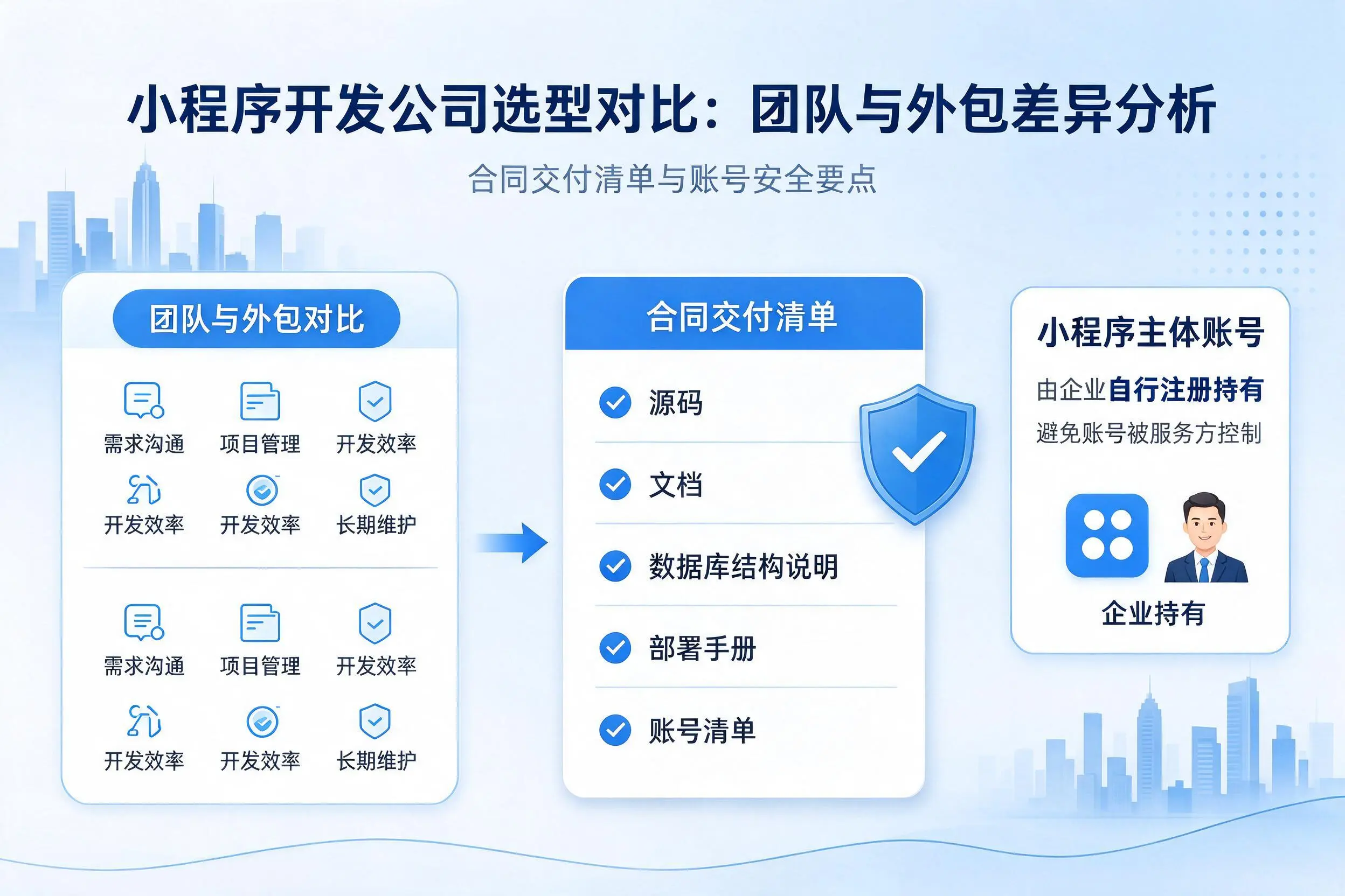 晋城小程序开发公司选型对比:团队与外包差异分析