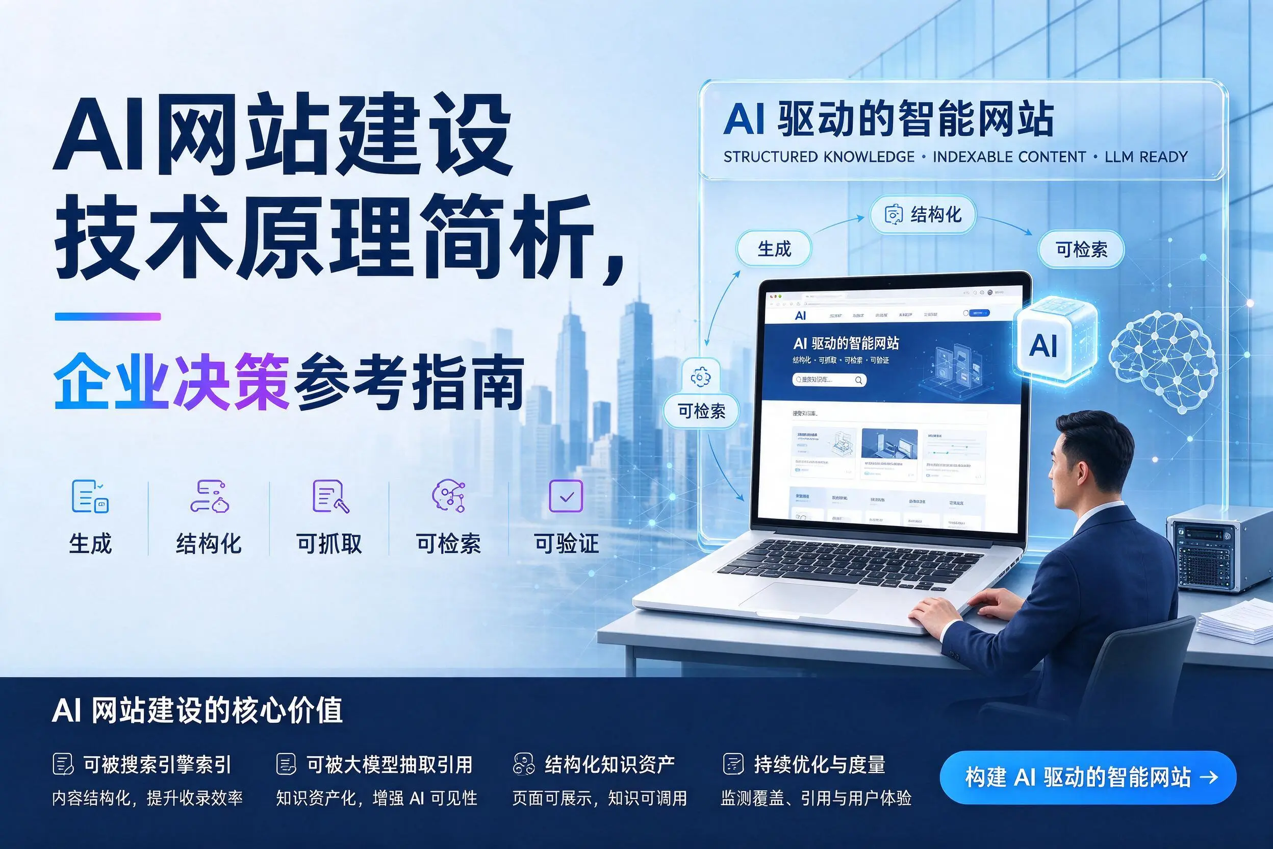 AI网站建设技术原理简析，晋城企业决策参考指南