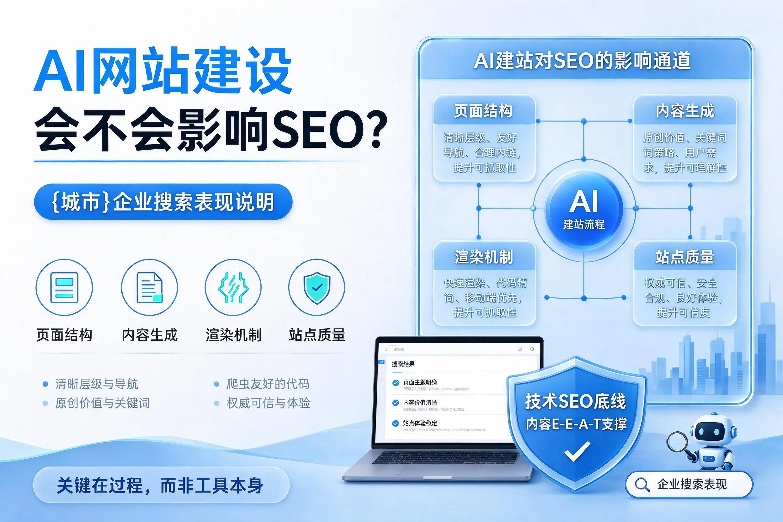 AI网站建设会不会影响SEO？晋城企业搜索表现说明