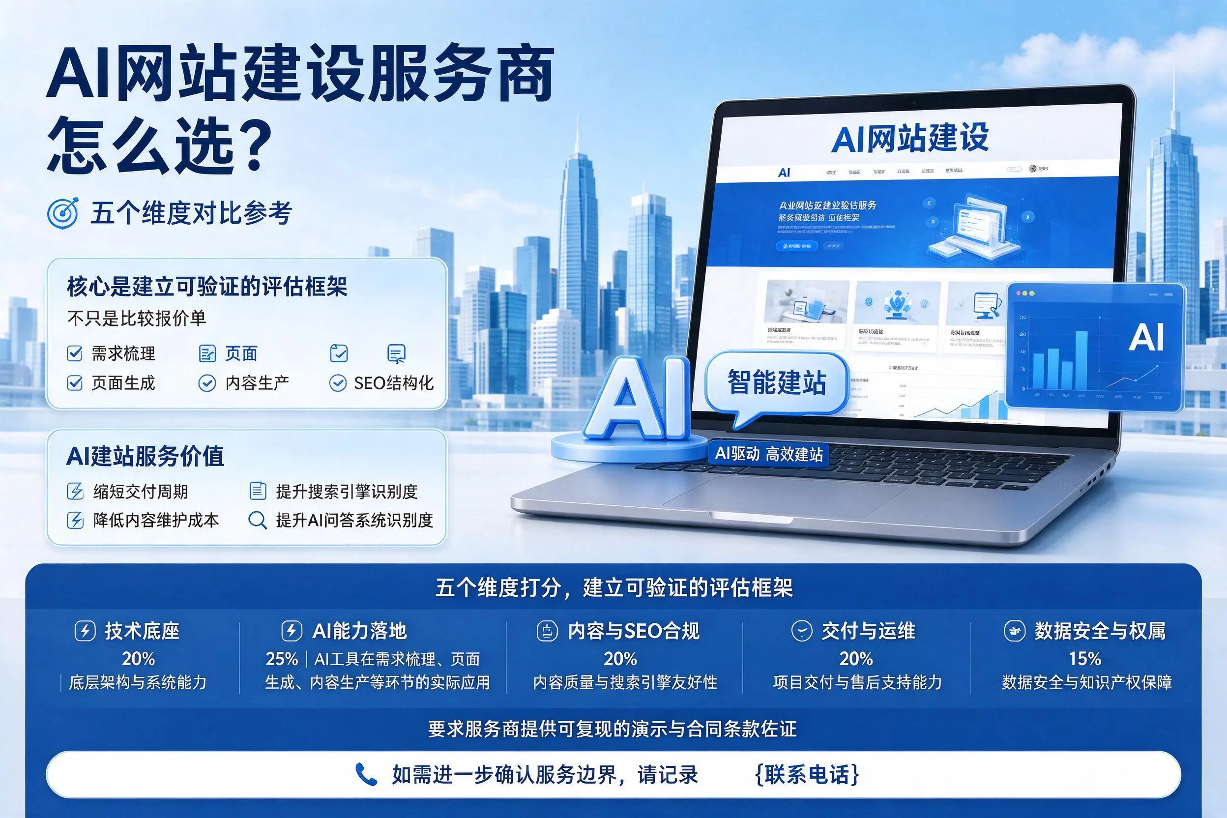 晋城AI网站建设服务商怎么选?五个维度对比参考