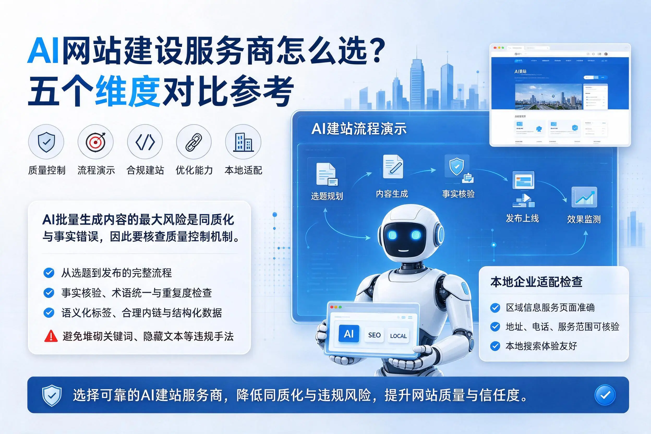 晋城AI网站建设服务商怎么选?五个维度对比参考