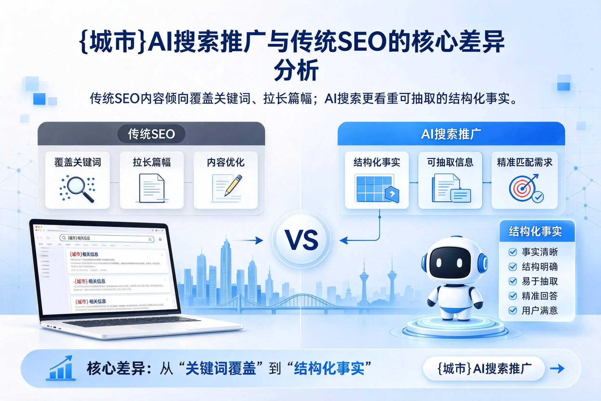晋城AI搜索推广与传统SEO的核心差异分析